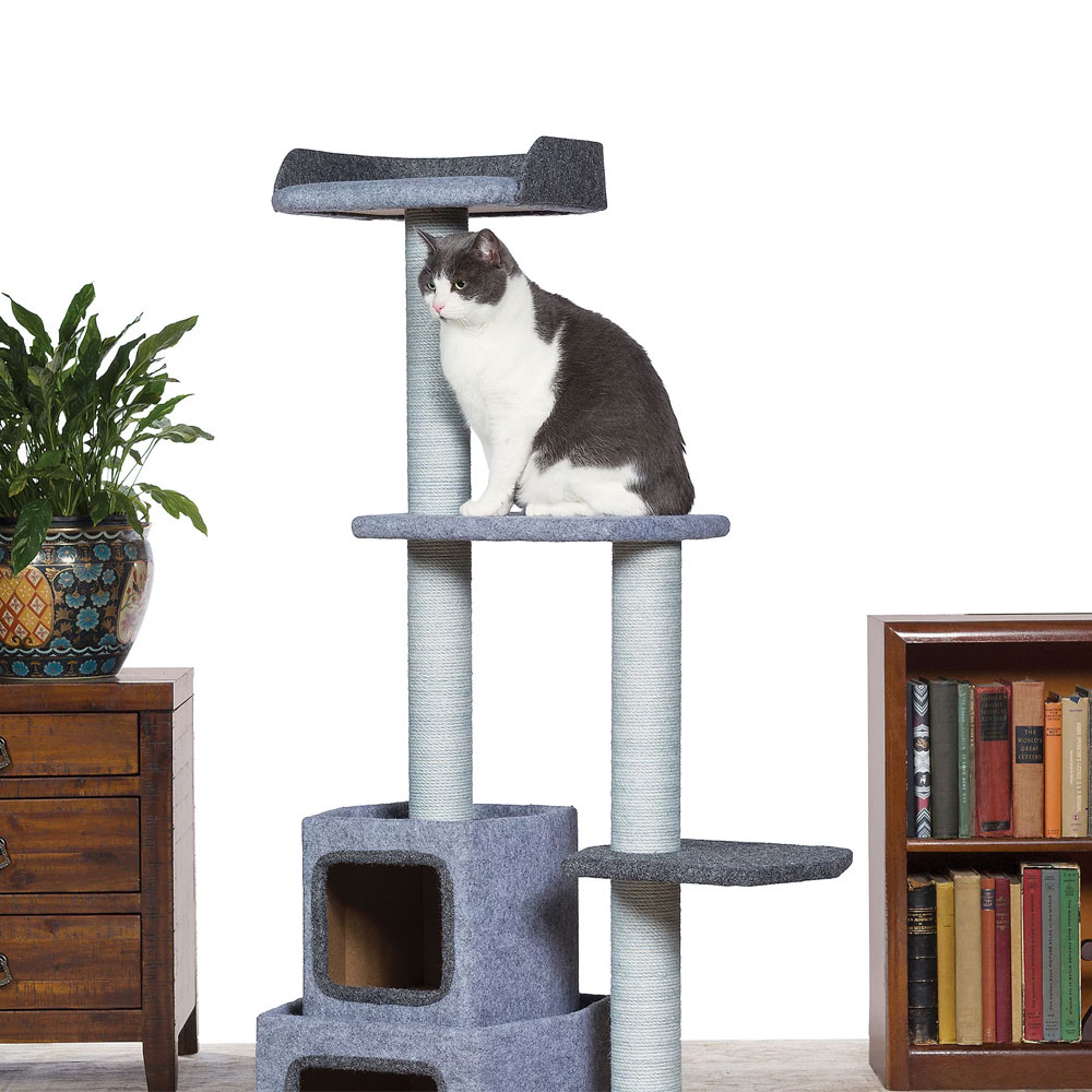 Prevue Sky Tower Cat Activity Center Cat Tree On Sale EntirelyPets