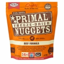 PRIMAL DOG NUGGETS BEEF FD 14OZ PRIMAL DOG NUGGETS BEEF FD 14OZ