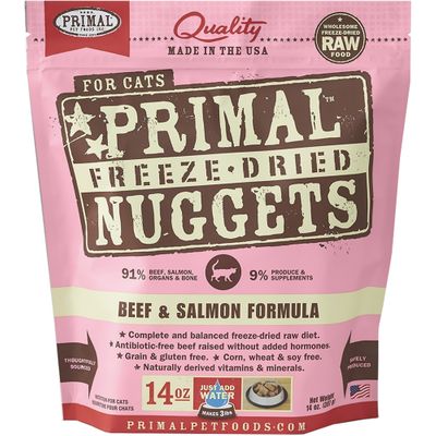PRIMAL-FREEZE-DRIED-BEEF-SALMON-CAT-FOOD-14-OZ