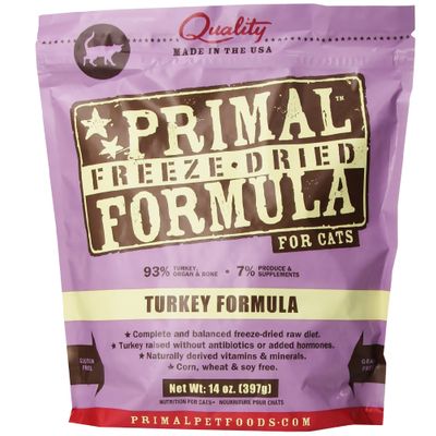 PRIMAL-FREEZE-DRIED-TURKEY-CAT-FOOD-14-OZ