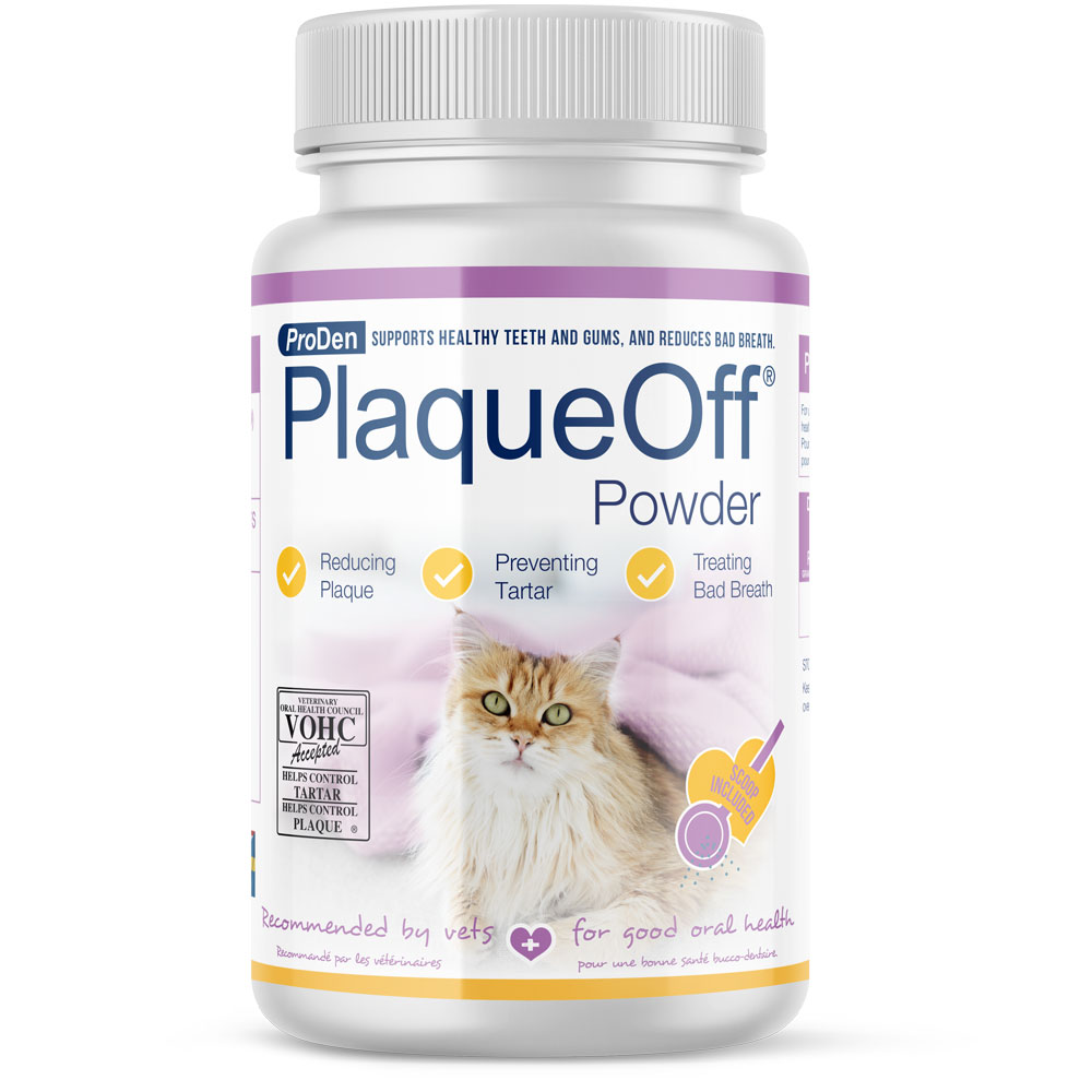 ProDen PlaqueOff Powder Cat Supplement, 40g bottle On Sale EntirelyPets