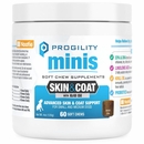 PROGILITY DOG MINI SKIN COAT SMALL MEDIUM BREED CHEWS 60CT 4OZ