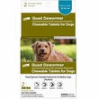 Quad Dewormer for Medium Dogs (26-60 lbs) - 2 Chewable Tablets