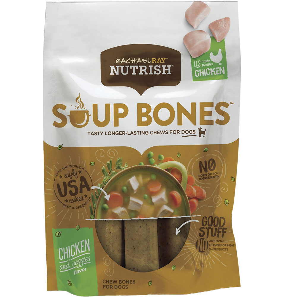 Rachael Ray Nutrish Soup Bones Chicken & Veggies Flavor Chews Dog