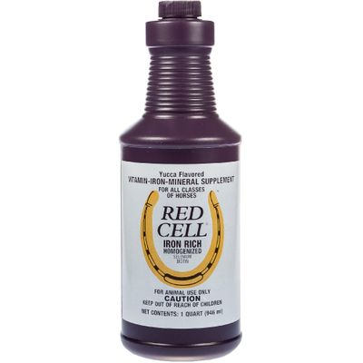 Red Cell - Vitamin-Iron-Mineral Supplements for Horses (1 Quart)