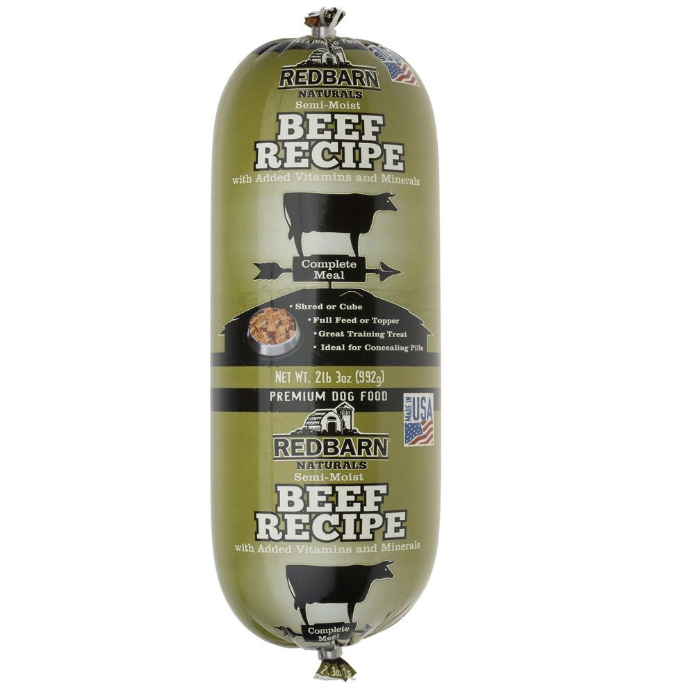 Redbarn Naturals Beef Recipe Dog Food Roll, 2.2lb On Sale EntirelyPets