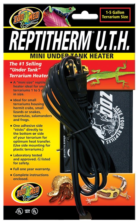 Zoo Med Reptitherm Under Tank Heater - Mini (1-5 Gallon) Zoo Med Reptitherm Under Tank Heater - Mini (1-5 Gallon)