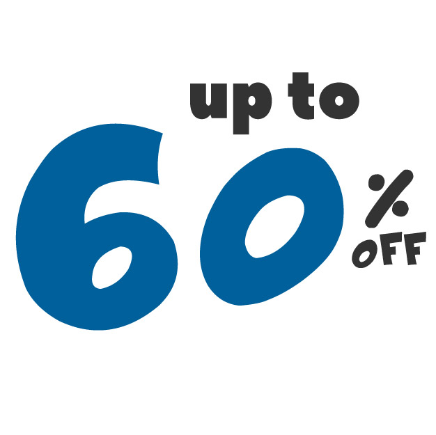 60% off lowest price