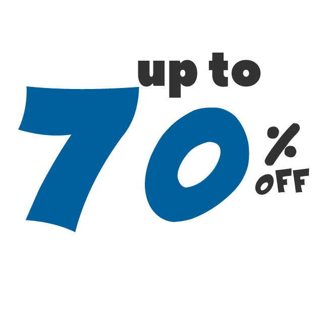 70% off lowest price