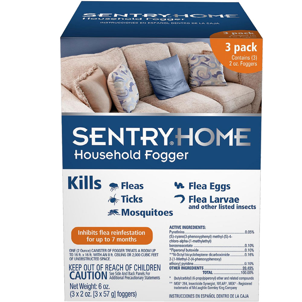 Sentry Home Flea & Tick Fogger 3 Pack SentryHome