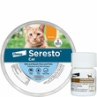 Seresto Flea & Tick Collar for Cats + Tapeworm Dewormer for Cats (3 Tablets)