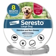 Seresto Large Dog Vet-Recommended Flea & Tick Treatment & Prevention Collar for Dogs Over 18 lbs.|8 Months Protection  + Tapeworm Dewormer for Dogs (5 Tablets)