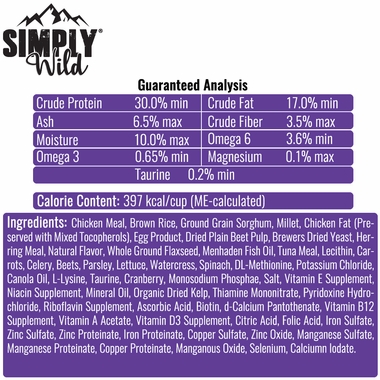 SIMPLY-WILD-CHICKEN-MEAL-BROWN-RICE-CAT-FOOD-20-LBS
