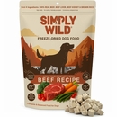 Simply Wild Freeze-Dried Dog Food, Beef Recipe for Adult Dogs, Complete & Balanced Meal, Real Beef, Beef Liver, Beef Kidney & Brown Rice, High-Protein Raw-Inspired Food, Made in USA