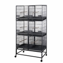 Six Unit Breeder Cage with Dividers (40"x20"x68")