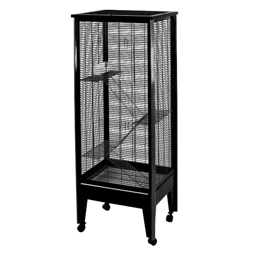 SMALL-ANIMAL-CAGE-CASTERS-4LVL-MED-BKPL