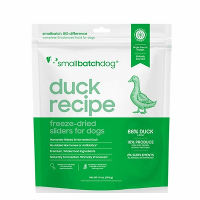 SMALLBATCH-DOG-SLIDERS-DUCK-FD-14OZ
