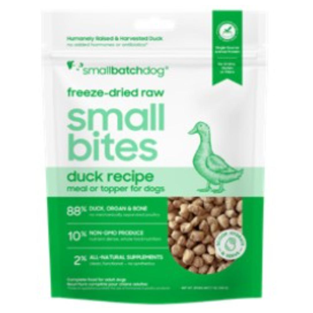 SMALLBATCH-DOG-SMALL-BITES-DUCK-FD-7OZ