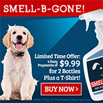 Smell-B-Gone Spray!