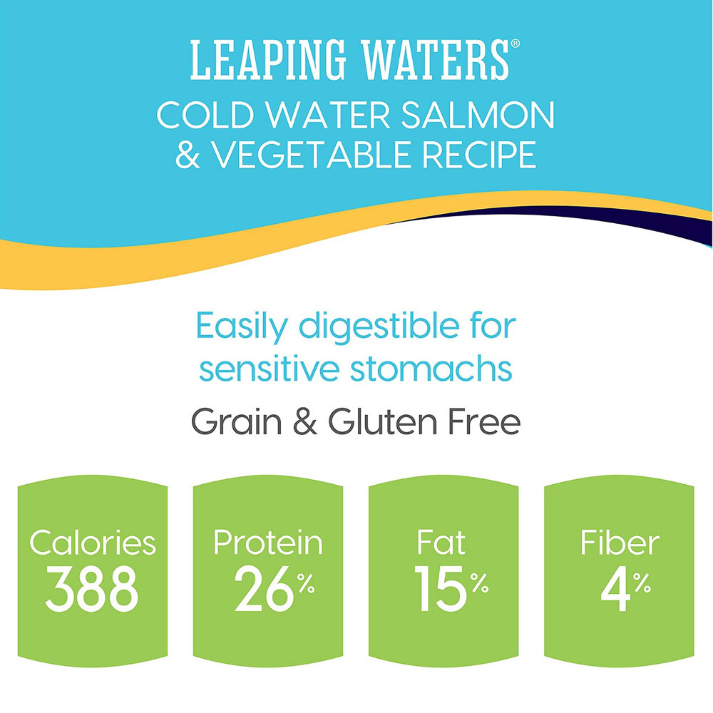 Solid Gold Leaping Waters Sensitive Stomach GrainFree Cold Water Salmon & Vegetable Dry Dog