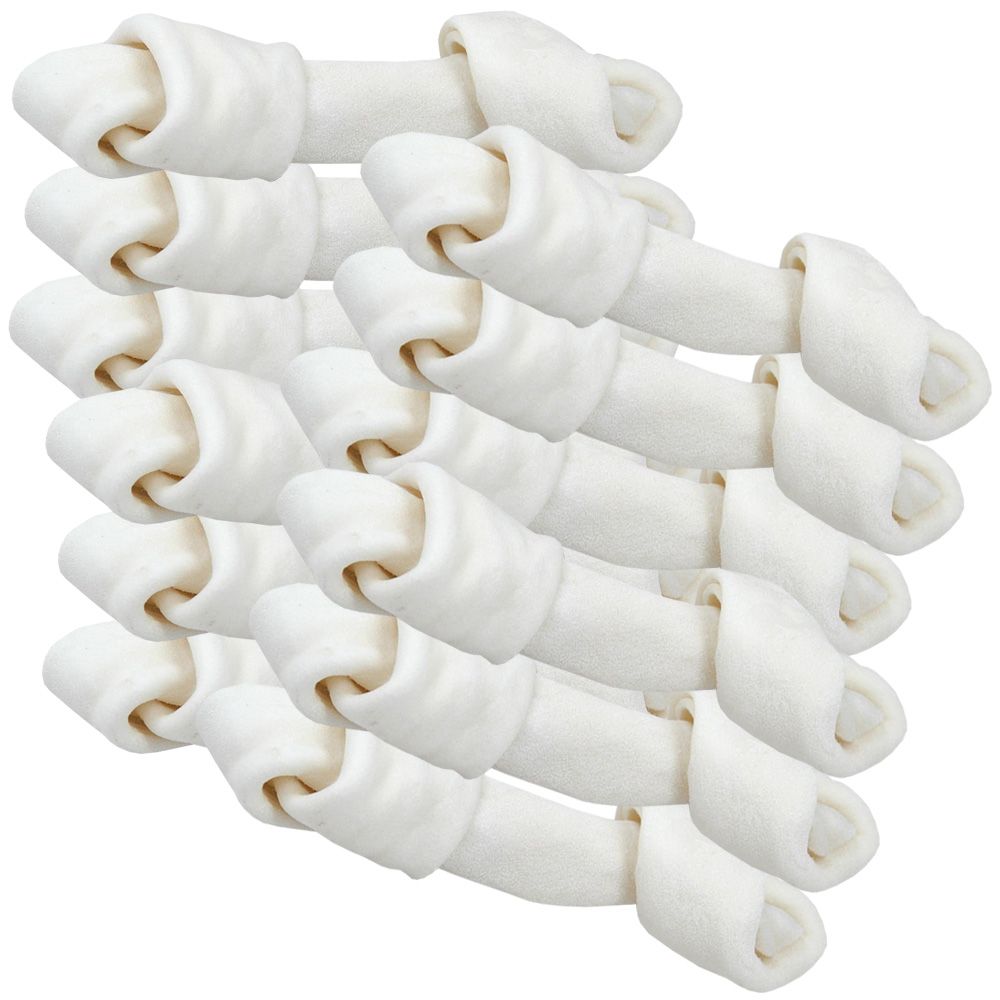 SPIZZLES-WHITE-KNOTTED-BONE-6-8-INCH-12-PK