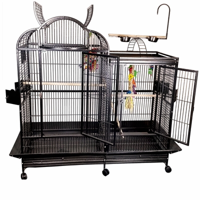SPLIT-LEVEL-HOUSE-BIRD-CAGE-BLACK