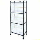 Stand for 503 Flight Cages 4 Tier - Black Stand for 503 Flight Cages 4 Tier - Black