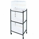 Stand for 504 Flight Cages 3 Tier - White Stand for 504 Flight Cages 3 Tier - White