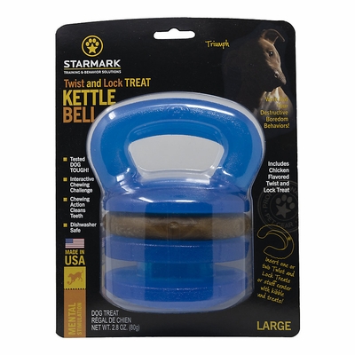 STARMARK-TWIST-LOCK-TREAT-KETTLEBELL-DOG-TOY-LG