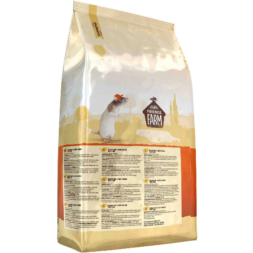 SUPREME-TINY-FRIENDS-FARM-REGGIE-RAT-MIMI-MOUSE-FOOD-2-LB