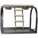 Table Stand with Ladders and Cups - Black (21''x14''x18'') Table Stand with Ladders and Cups - Black (21''x14''x18'')