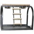 Table Stand with Ladders and Cups - Black (21''x14''x18'')