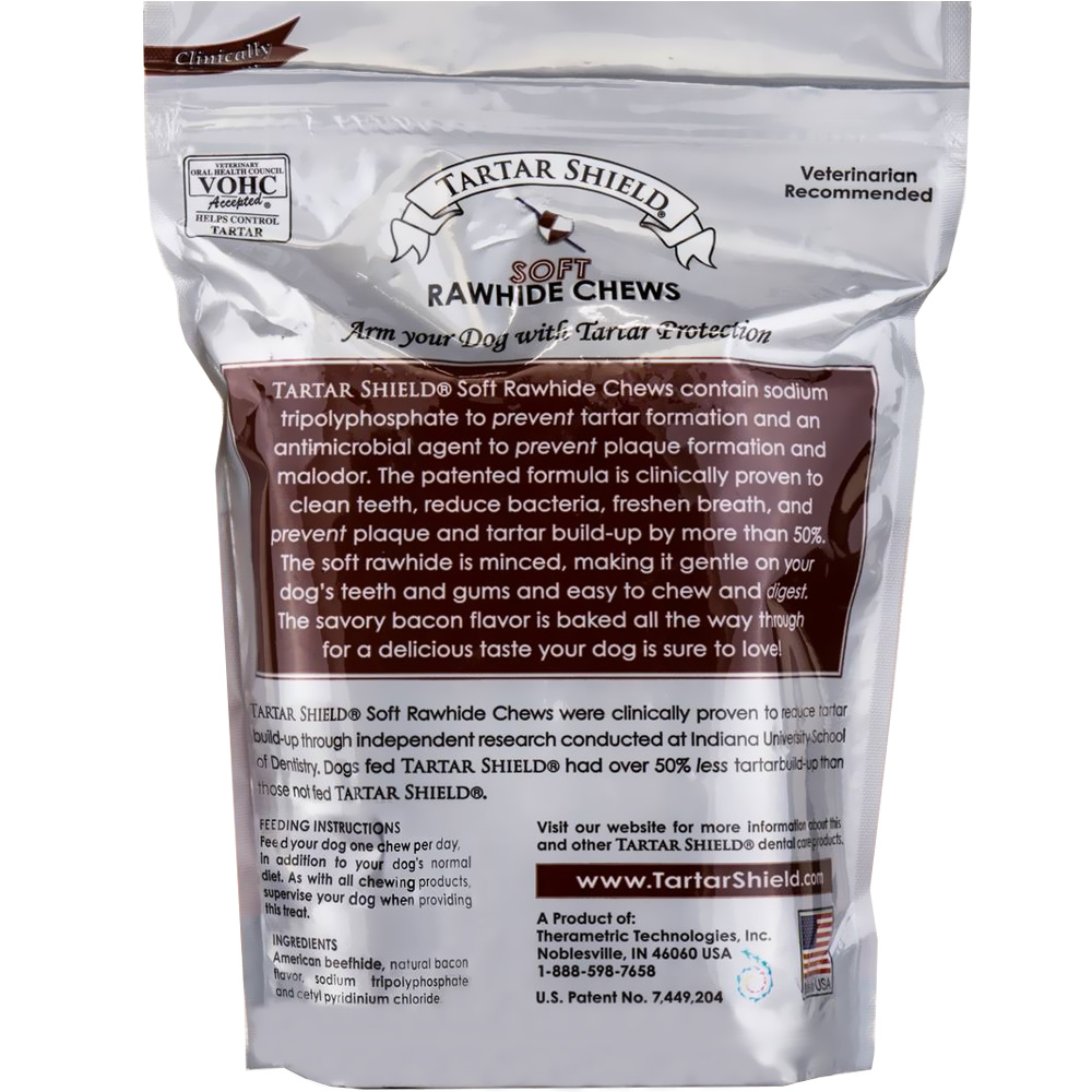 Tartar Shield Soft Rawhide Chews, Large Dogs (24 count) On Sale
