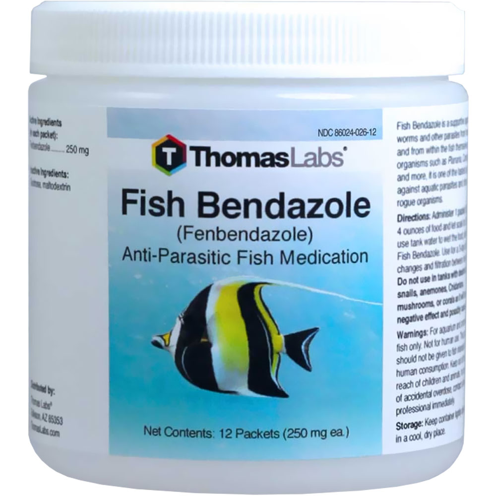 THOMAS-LABS-FISH-BENDAZOLE-250-MG-12-PACKETS