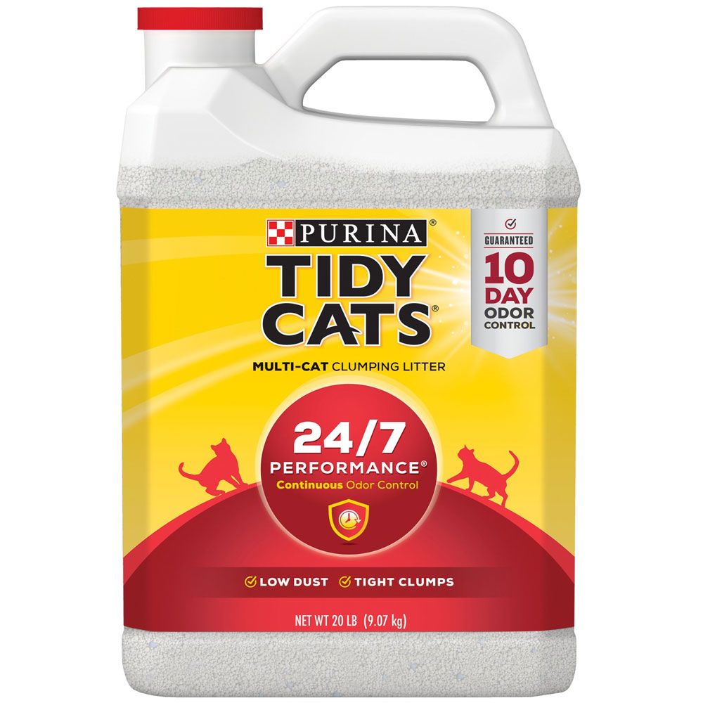 Tidy Cats 24/7 Performance Scented Clumping Clay Cat Litter, 20lb jug