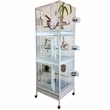 Triple Stack Bird Cage - Platinum (24"x22"x72)