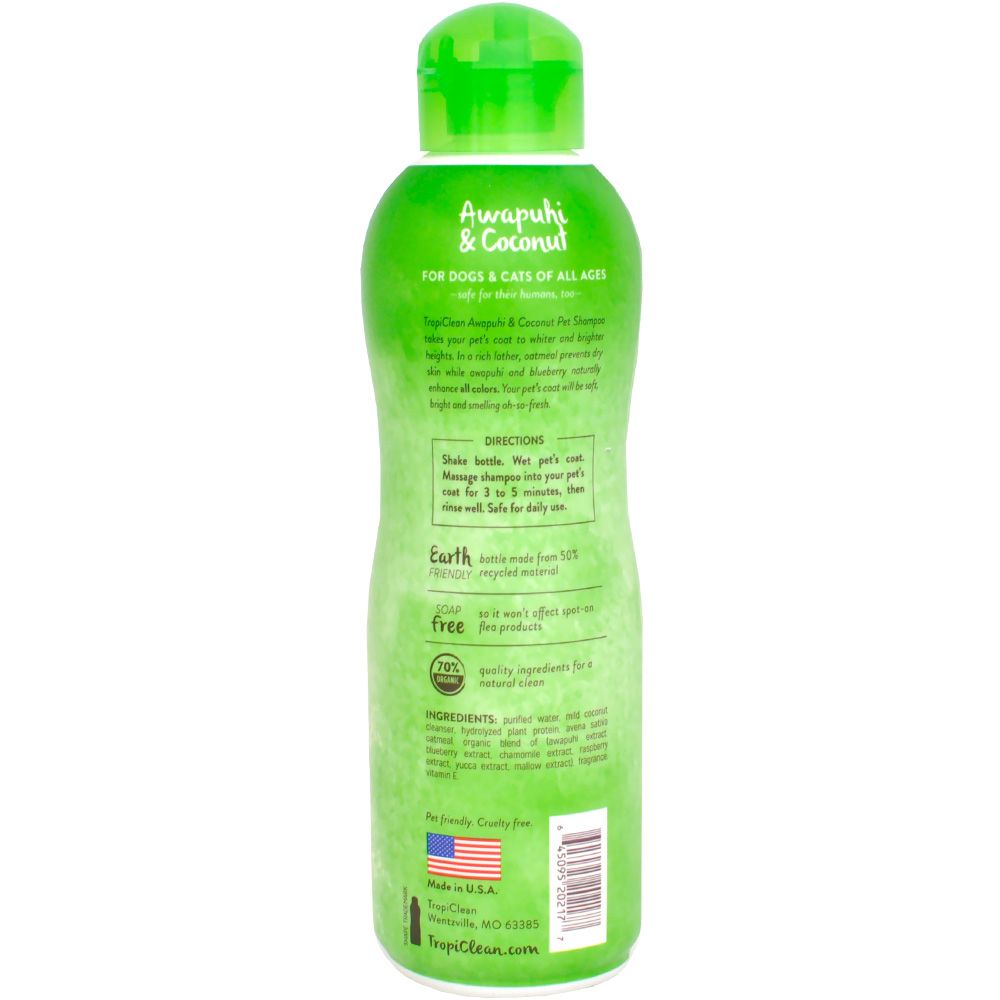 Tropiclean Whitening Awapuhi & Coconut Shampoo (20 fl oz) On Sale