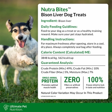 ULTIMATE-PET-NUTRITION-NUTRA-BITES-BISON-LIVER-DOG-TREATS-4OZ