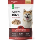 Ultimate Pet Nutrition Freeze Dried Raw Single Ingredient Beef Liver Dog Treats 4 oz