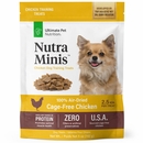 Ultimate Pet Nutrition Nutra Minis Air-Dried Chicken Dog Treats, 5-oz
