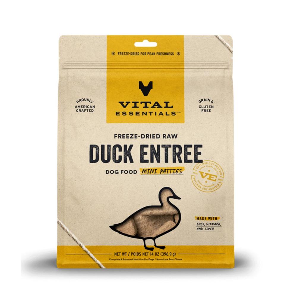 VE-DOG-MINI-PATTIES-DUCK-FD-14OZ