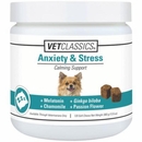 Vet Classics Anxiety and Stress Canine Calming Support 120 Chewable Tablets