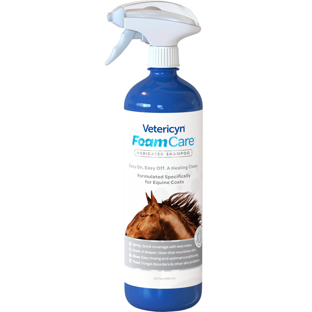 Vetericyn FoamCare Shampoos for Horses
