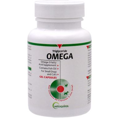 Vetoquinol Care Triglyceride Omega Supplement Capsules