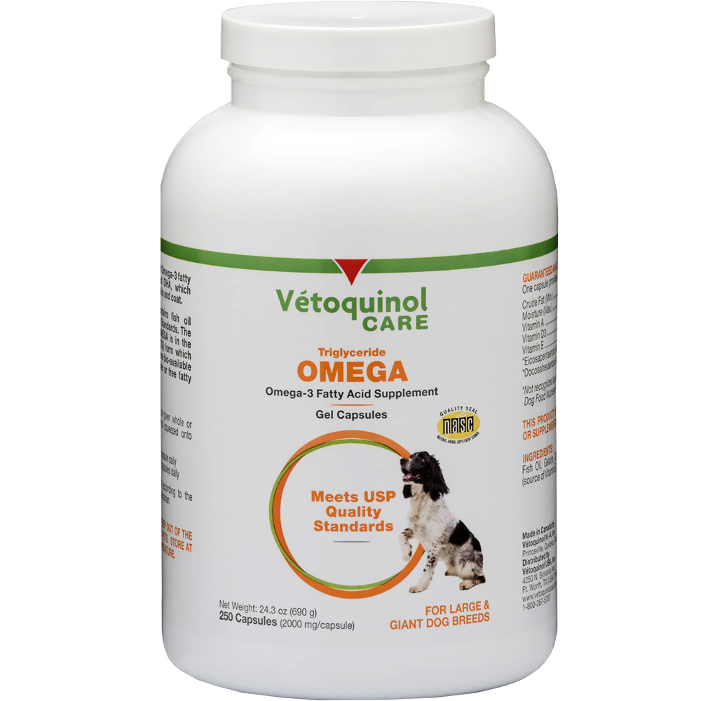 Vetoquinol Care Triglyceride Omega Supplement for Dogs & Cats
