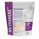Vetradent Beef Rawhide Dental Chews for Large Dogs - 26-65 lbs (30 count) - [Oral Health]