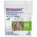 Vetradent Veggie Dental Chews for Large Dogs - 41+ lbs (30 count) - [Oral Health]