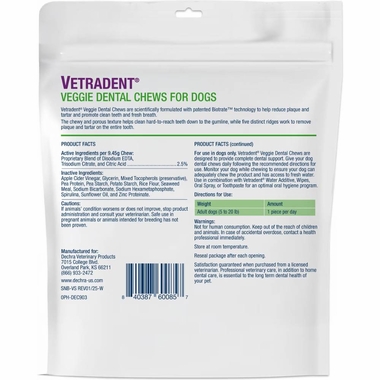 VETRADENT-VEGGIE-DENTAL-CHEWS-5-20-LBS-30-CT
