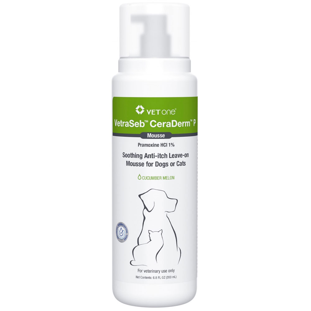 VetraSeb CeraDerm P Anti-Itch for Dogs or Cats, 6.8oz