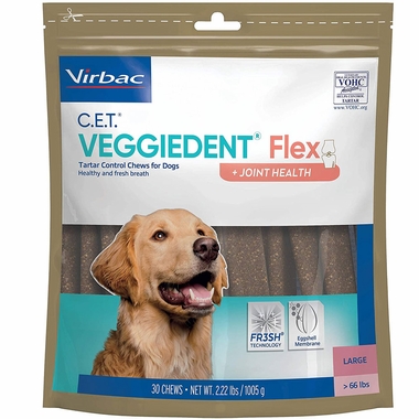 Virbac VeggieDent Flex Joint Health Dental Chews for - Main Image